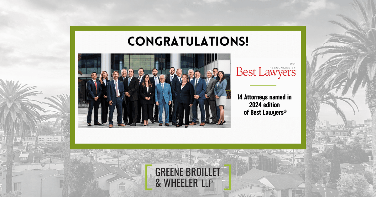 GBW Shines Bright on 2024's Best Lawyers List 14 Partners Honored